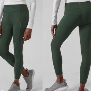 Athleta Rainier 7/8 Fleece lined Leggings